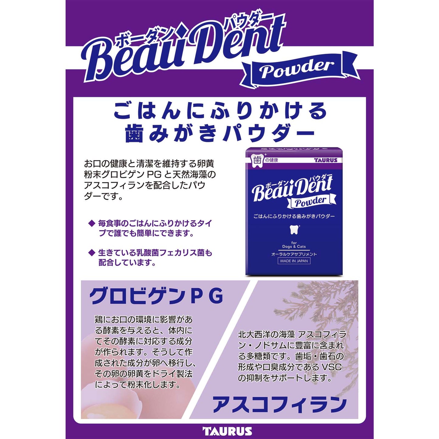 トーラス ボーダンパウダー 50g