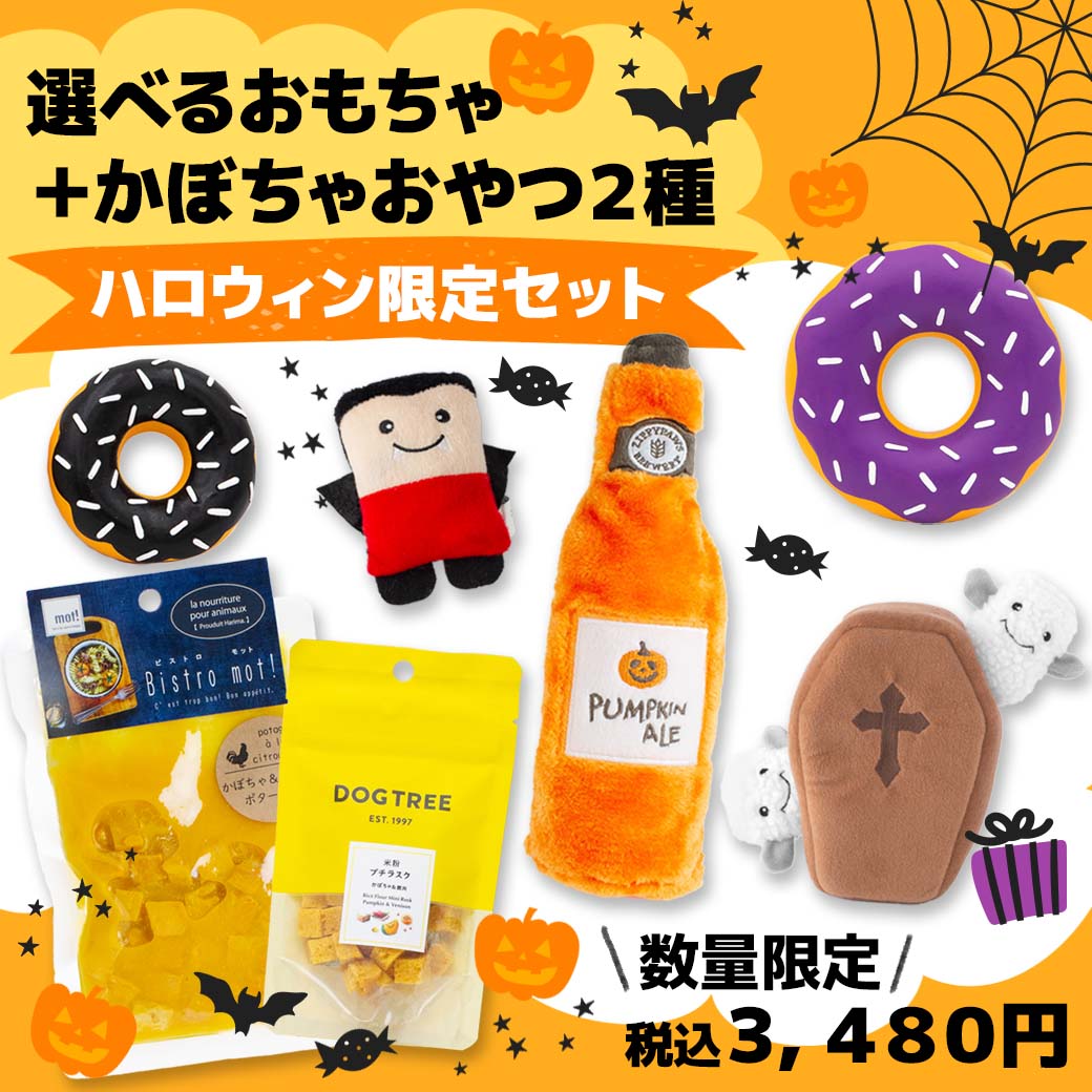 ハロウィン パーティーセット 選べるおもちゃ+おやつ2種