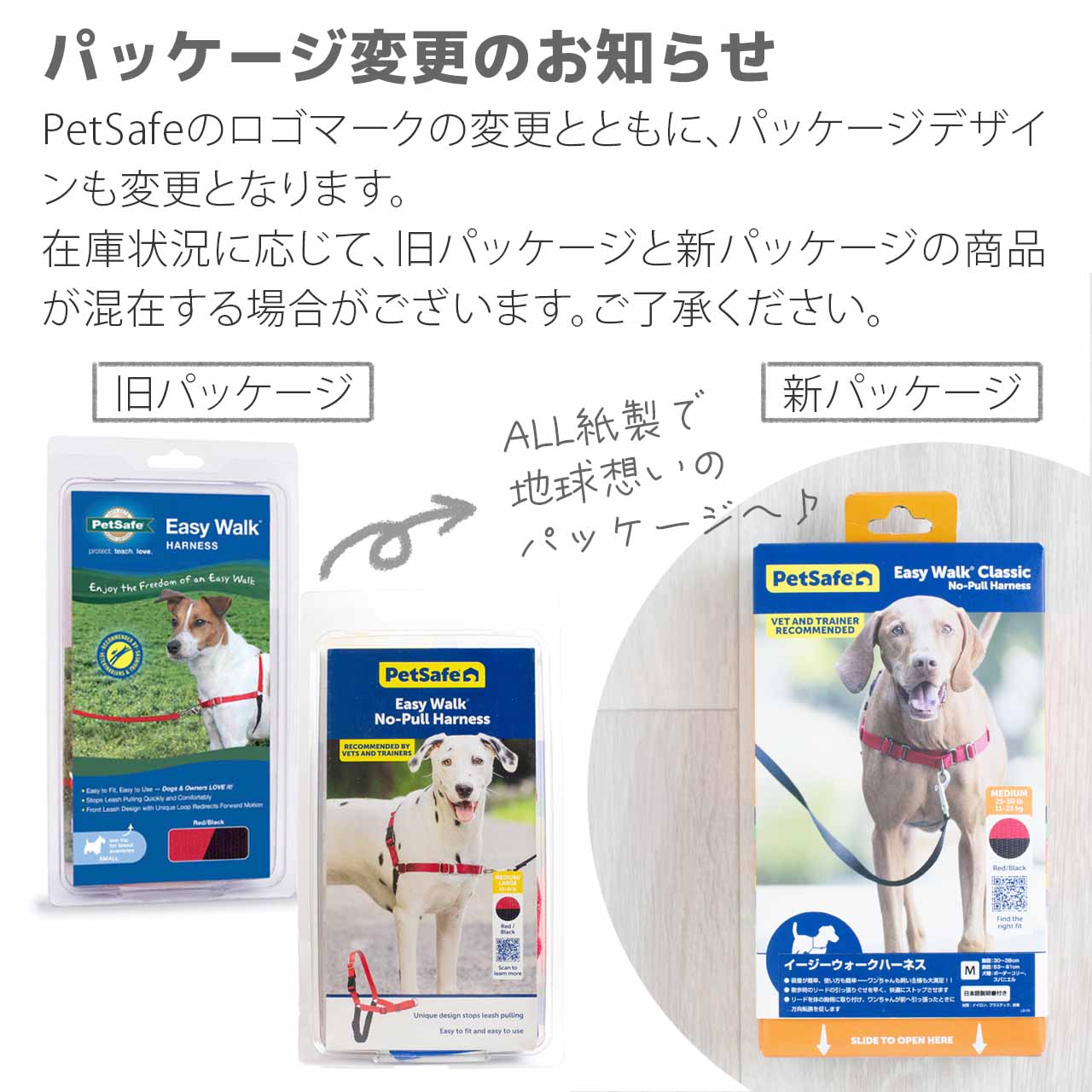 ペットセーフ イージーウォークハーネス パッケージ版 日本語説明書付