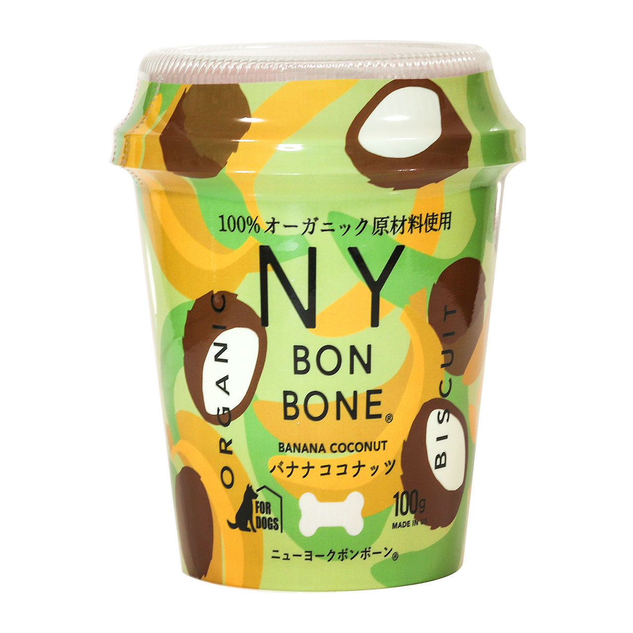 ニューヨークボンボーン バナナココナッツ 100g カップ